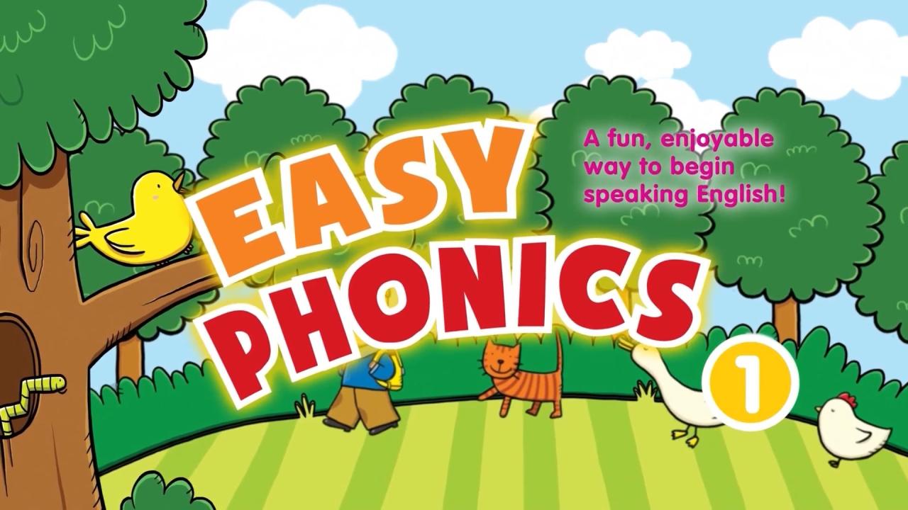 Easy Phonics自然拼读外教视频1-3阶段全34集1080P高清百度网盘分享