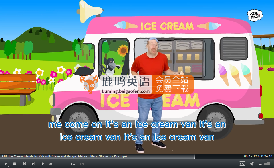 Wow English TV史蒂夫Steve和小鸟Maggie少儿趣味启蒙学英语，目前总计839集+，1080P高清视频带英文字幕，百度网盘下载！