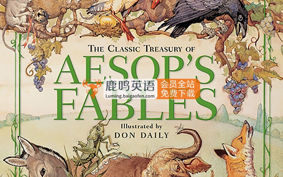 《伊索寓言Aesop’s Fables》英文版30集视频全集 – 中英字幕+动画+音频+PDF – 百度网盘下载