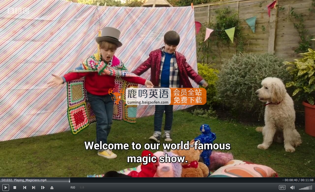 BBC真人版牛津树英语《Biff and Chip》全3季共62集，1080P高清视频带英文字幕，百度网盘下载！