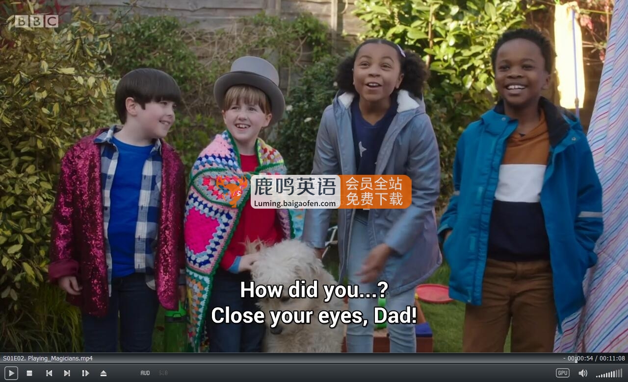 BBC真人版牛津树英语《Biff and Chip》全3季共62集，1080P高清视频带英文字幕，百度网盘下载！