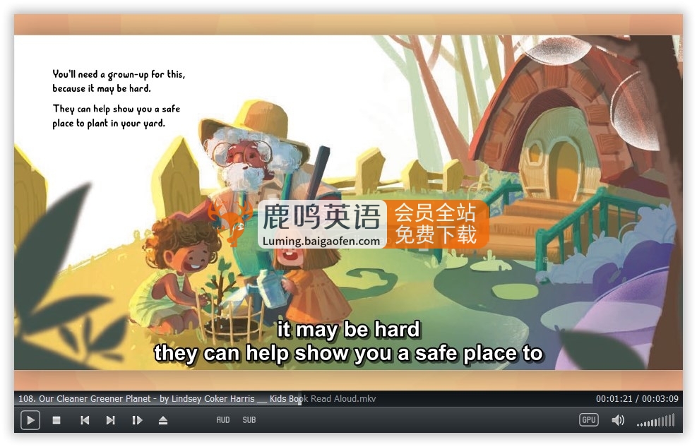 Youtube频道《The Story Rug儿童英文绘本故事视频》全215集，1080P高清视频带英文字幕，百度网盘下载！