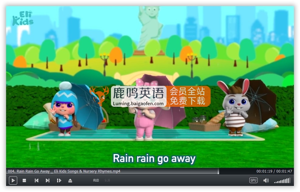 Youtube启蒙早教英文儿歌《Eli Kids》全322集，1080P高清视频带英文字幕，带配套音频MP3，百度网盘下载！