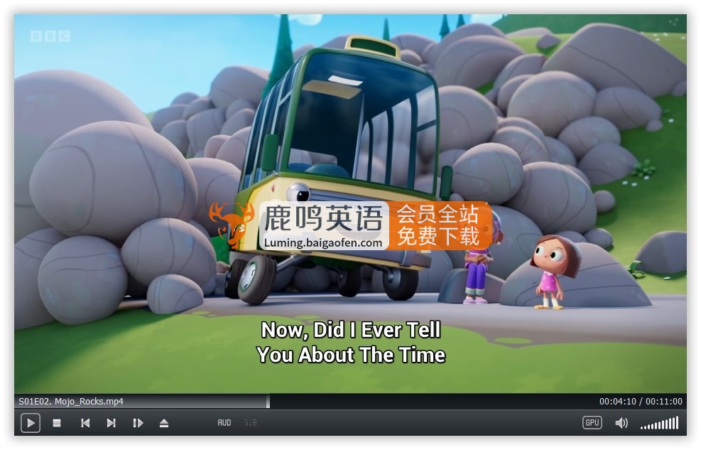 BBC英文动画《Mojo Swoptops》全39集，1080P高清视频带英文字幕，百度网盘下载！