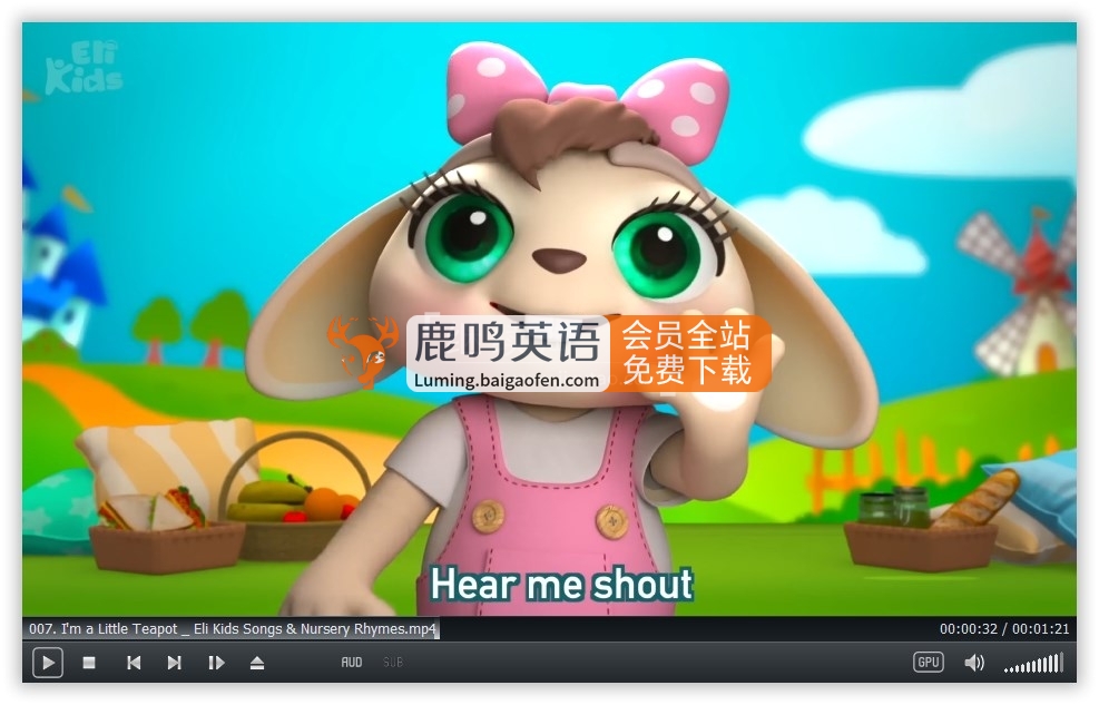 Youtube启蒙早教英文儿歌《Eli Kids》全322集，1080P高清视频带英文字幕，带配套音频MP3，百度网盘下载！