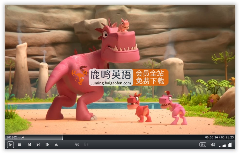 Netflix动画《Bad Dinosaurs》无对白，全8集，1080P高清视频，百度网盘下载！