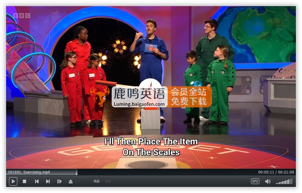 BBC儿童科学主题游戏节目《Get Set Galactic》全1-3季共50集,1080P高清视频带英文字幕,配套音频MP3,百度网盘下载! BBC儿童科学主题游戏节目《Get Set Galactic》全1-3季共50集,1080P高清视频带英文字幕,配套音频MP3,百度网盘下载!