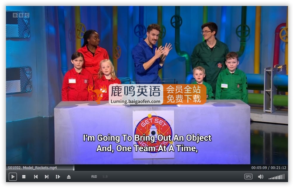 BBC儿童科学主题游戏节目《Get Set Galactic》全1-3季共50集,1080P高清视频带英文字幕,配套音频MP3,百度网盘下载! BBC儿童科学主题游戏节目《Get Set Galactic》全1-3季共50集,1080P高清视频带英文字幕,配套音频MP3,百度网盘下载!