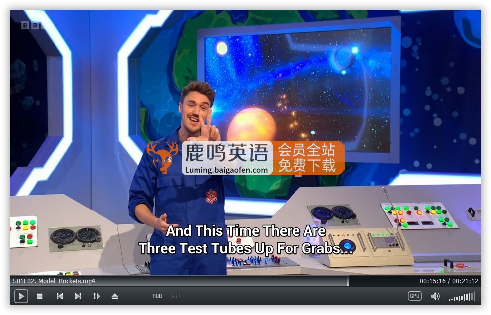 BBC儿童科学主题游戏节目《Get Set Galactic》全1-3季共50集,1080P高清视频带英文字幕,配套音频MP3,百度网盘下载! BBC儿童科学主题游戏节目《Get Set Galactic》全1-3季共50集,1080P高清视频带英文字幕,配套音频MP3,百度网盘下载!